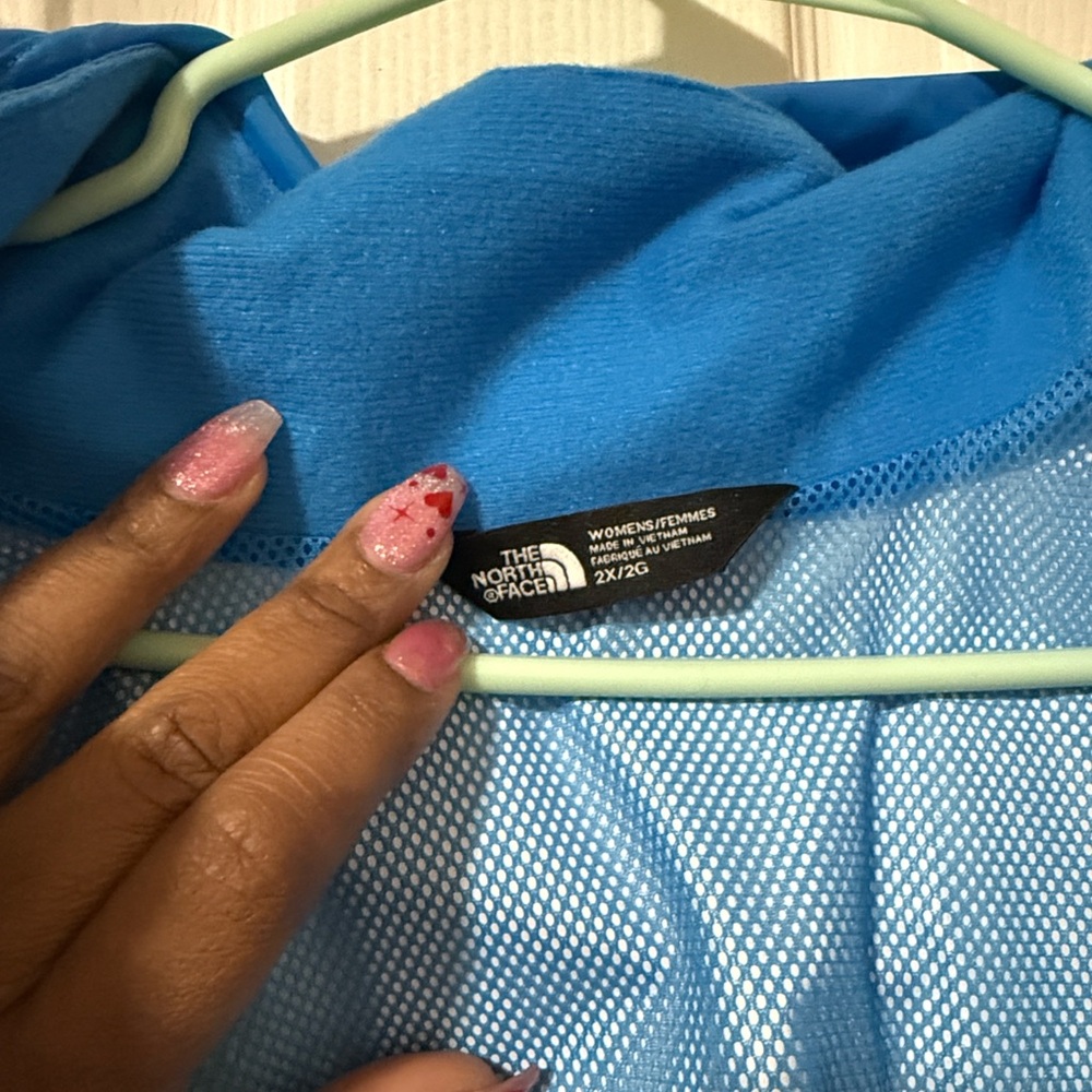 Size 2x The North Face Clear Lake Blue Jacket - Picture 4 of 8